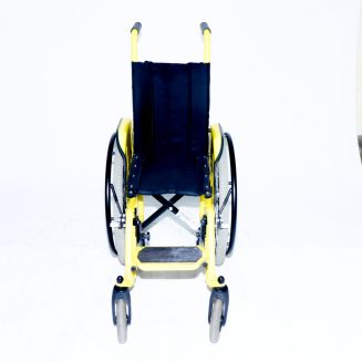 11WOZ Wózek inwalidzki dziecięcy 02 żółty 11WOZ